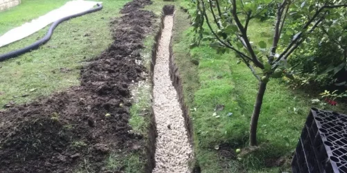 French Drains, Drain Tile, Landscaping Drain, Rock Drain