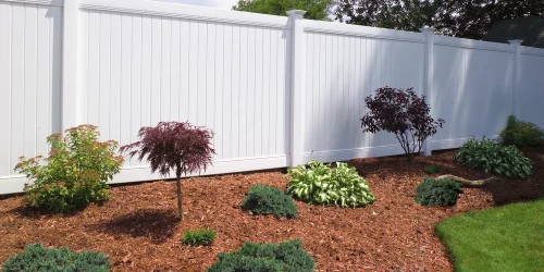 New Vinyl Privacy Fence