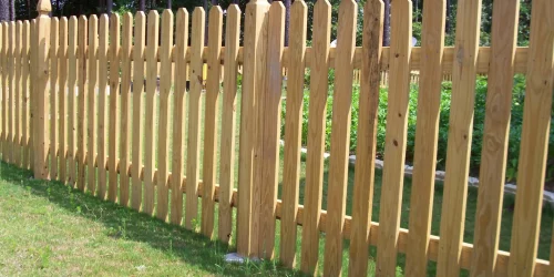 Wood Picket Fence